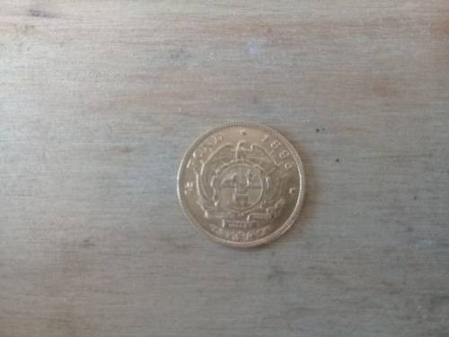 1895 GOLD HALF POND - MINTAGE : 134 974 - AU condition.